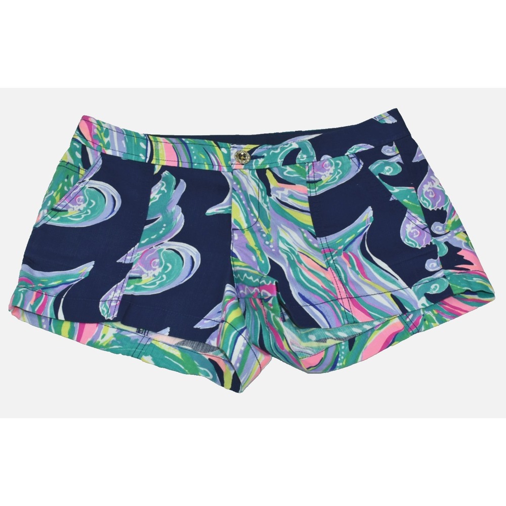 Lilly Pulitzer The Liana Women Shorts Size 4 Colorful Preppy